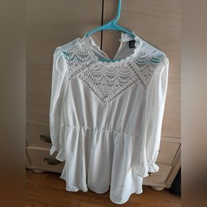 White Embroidery Dress